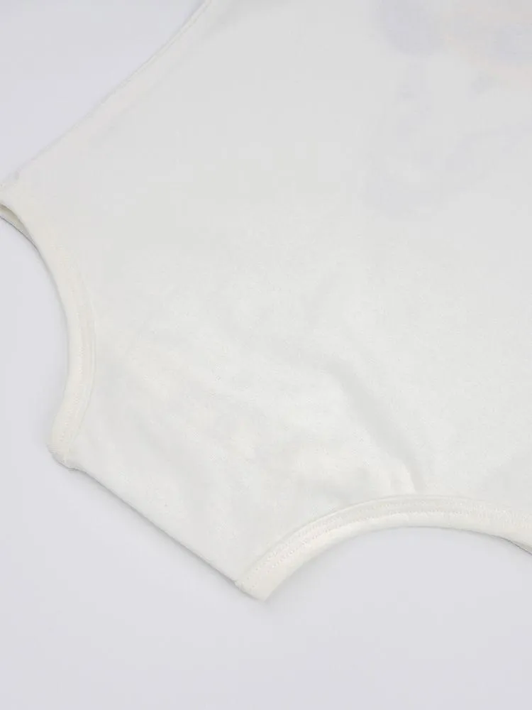 2-Piece Outfits Baby Cow Bodysuit Matching Frilled Sunflower Shorts