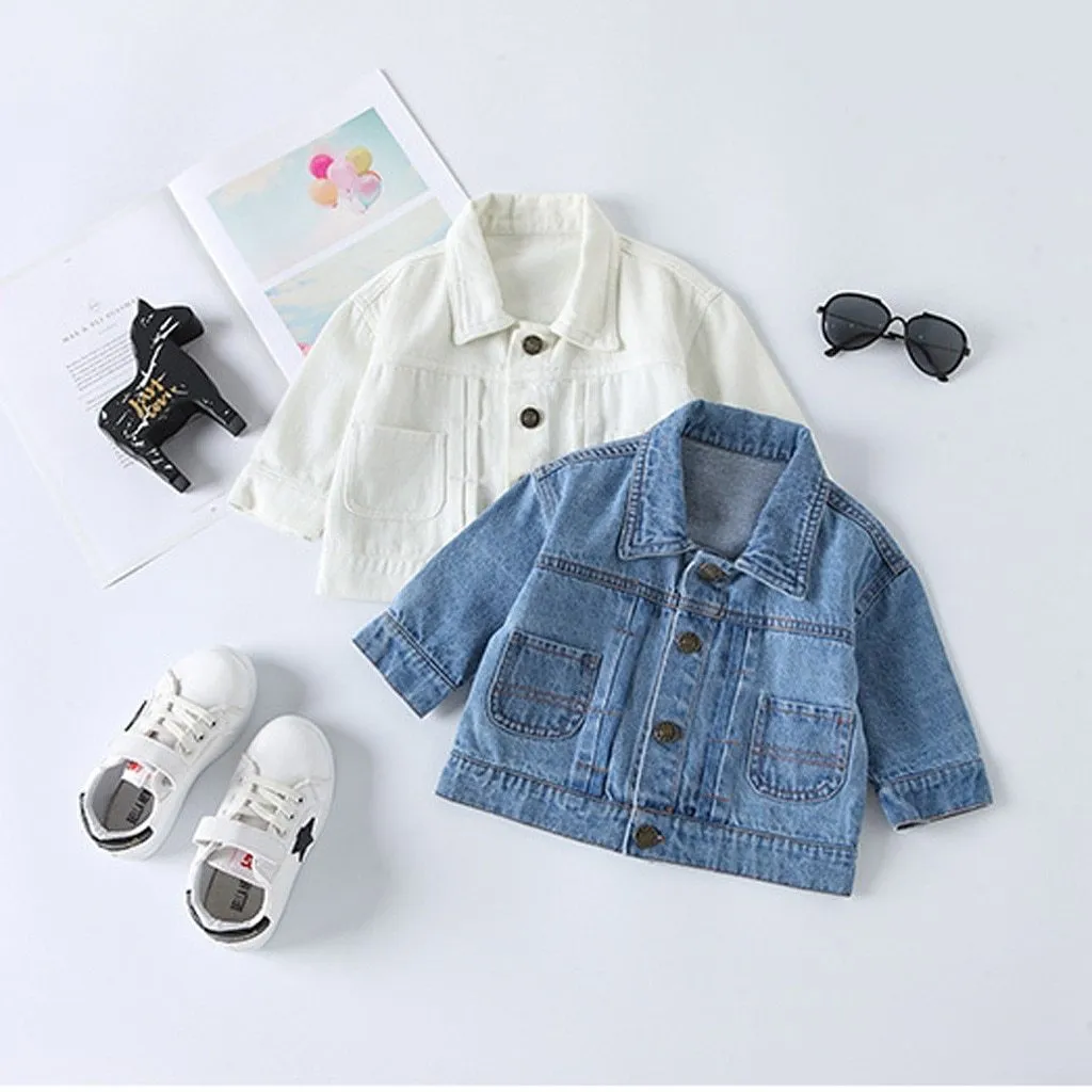 2019 Denim short Jacket For Boys Fashion Coats
