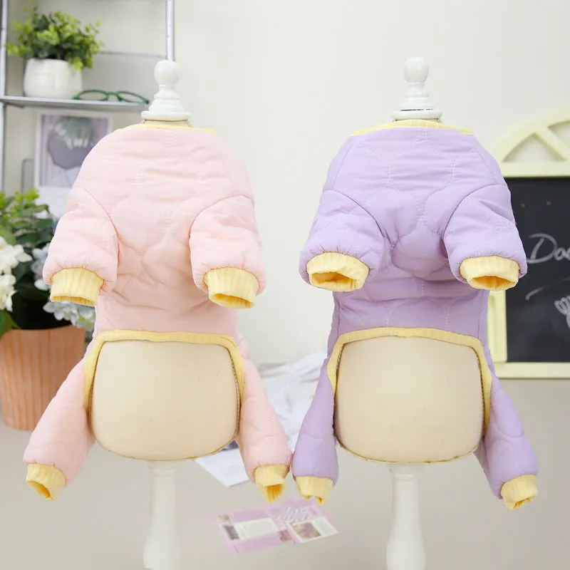 22in Pet Clothes for Autumn-Winter, Cotton Clothes for Four Legs