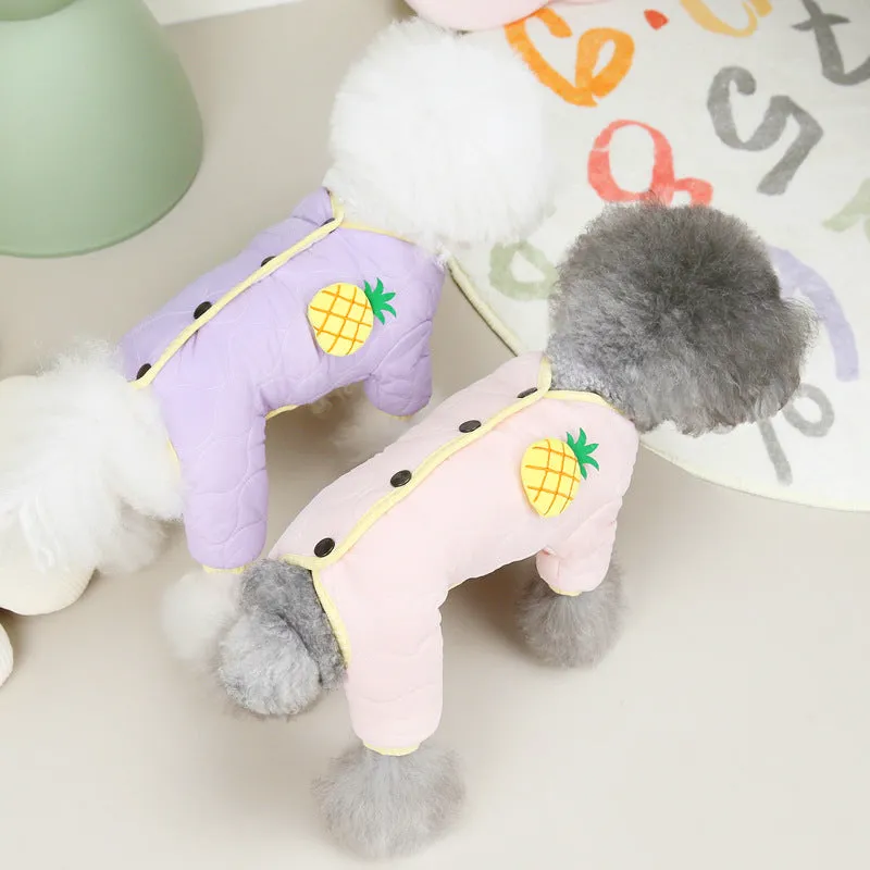 22in Pet Clothes for Autumn-Winter, Cotton Clothes for Four Legs