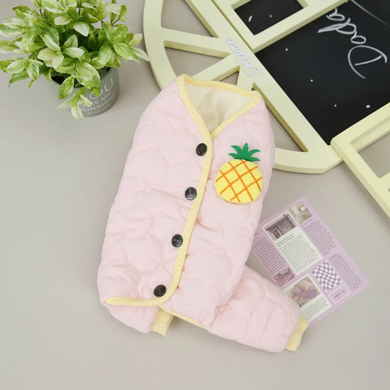 22in Pet Clothes for Autumn-Winter, Cotton Clothes for Four Legs