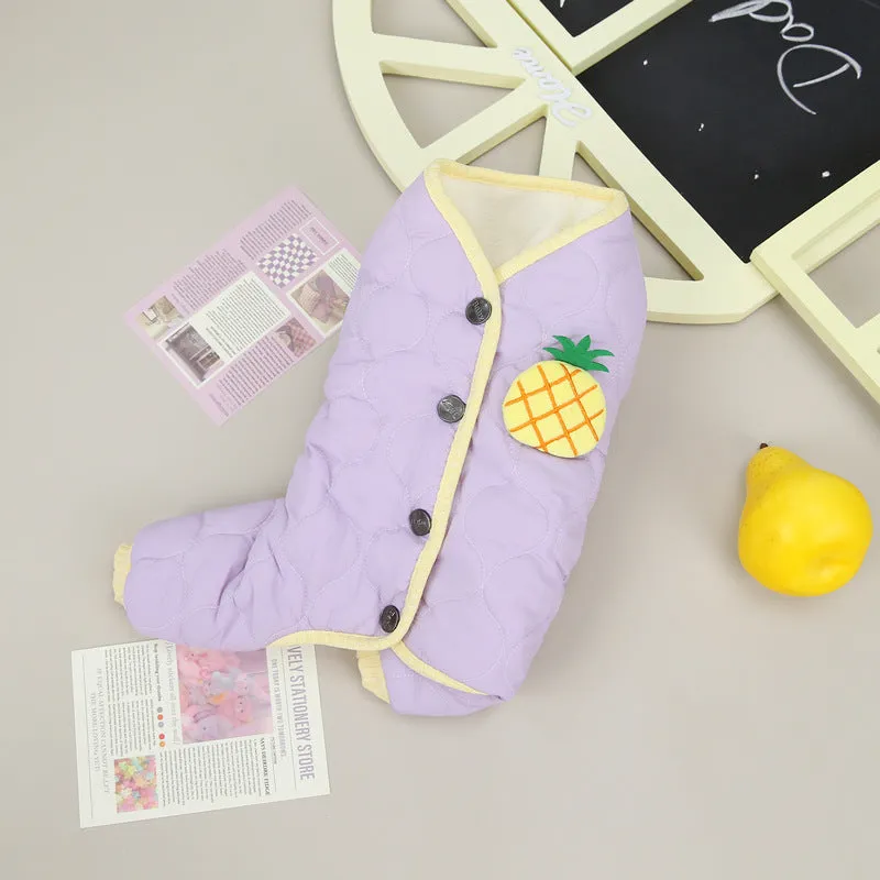 22in Pet Clothes for Autumn-Winter, Cotton Clothes for Four Legs
