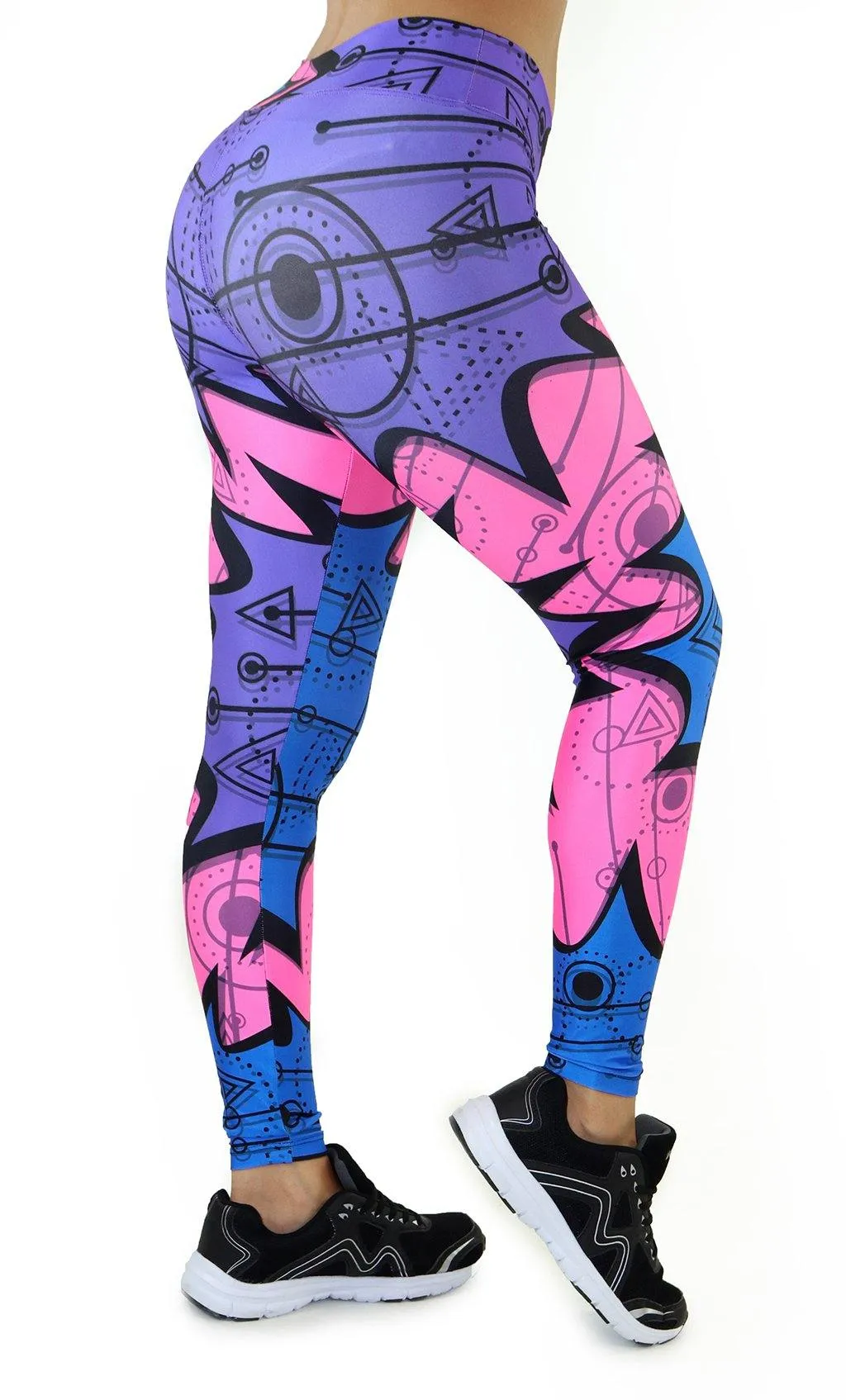 9064 Maripily Women Activewear Print Legging