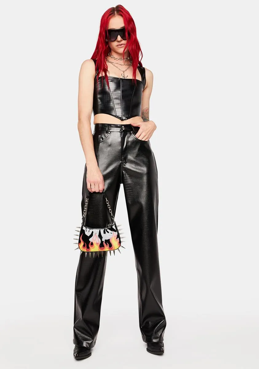Bella Eco Leather Pants