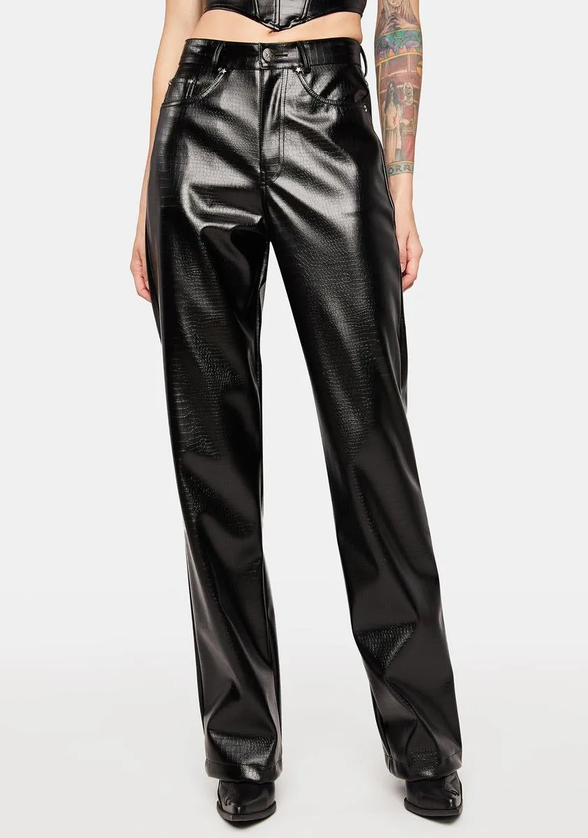 Bella Eco Leather Pants