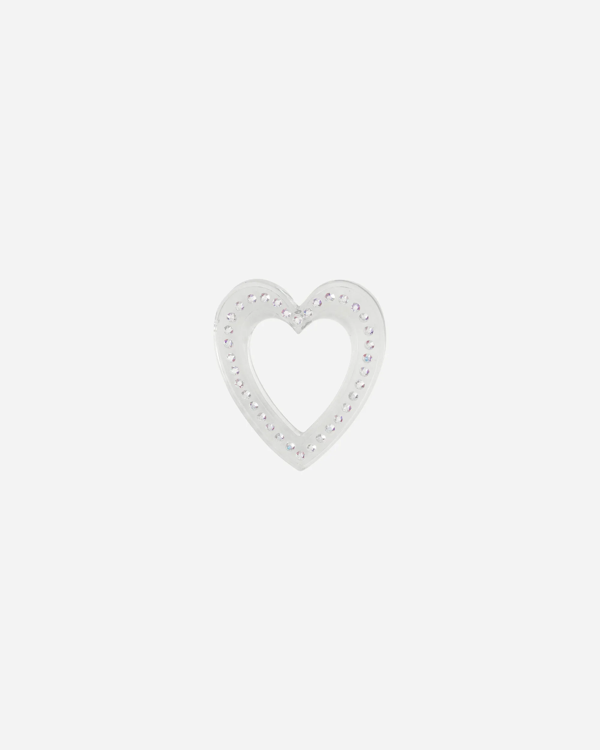 Big Heart Earrings Transparent