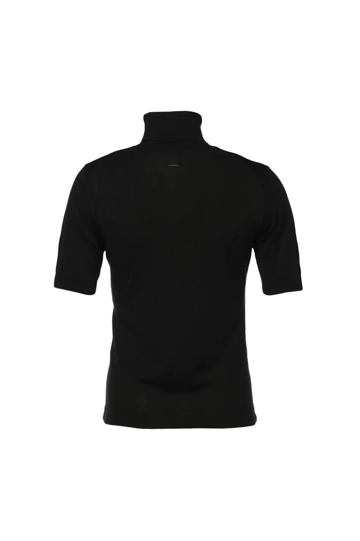 Black Silk and Cashmere Aleyna Short Sleeve Women's Knitwear