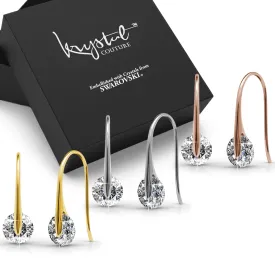 Boxed 3 Pairs Crystal Earrings Set Embellished with SWAROVSKI Crystals