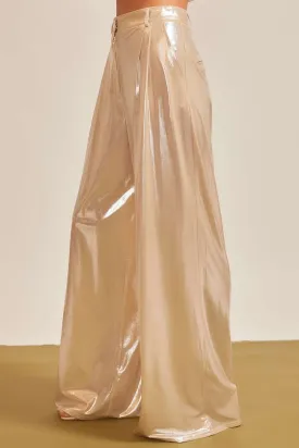 Champagne Shimmer Dress Pants