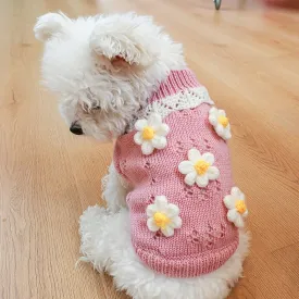Cherry Knitwear Dog Sweater: Cozy Pullover Hoodies for Small to Medium Dogs | Shop the Latest Trends