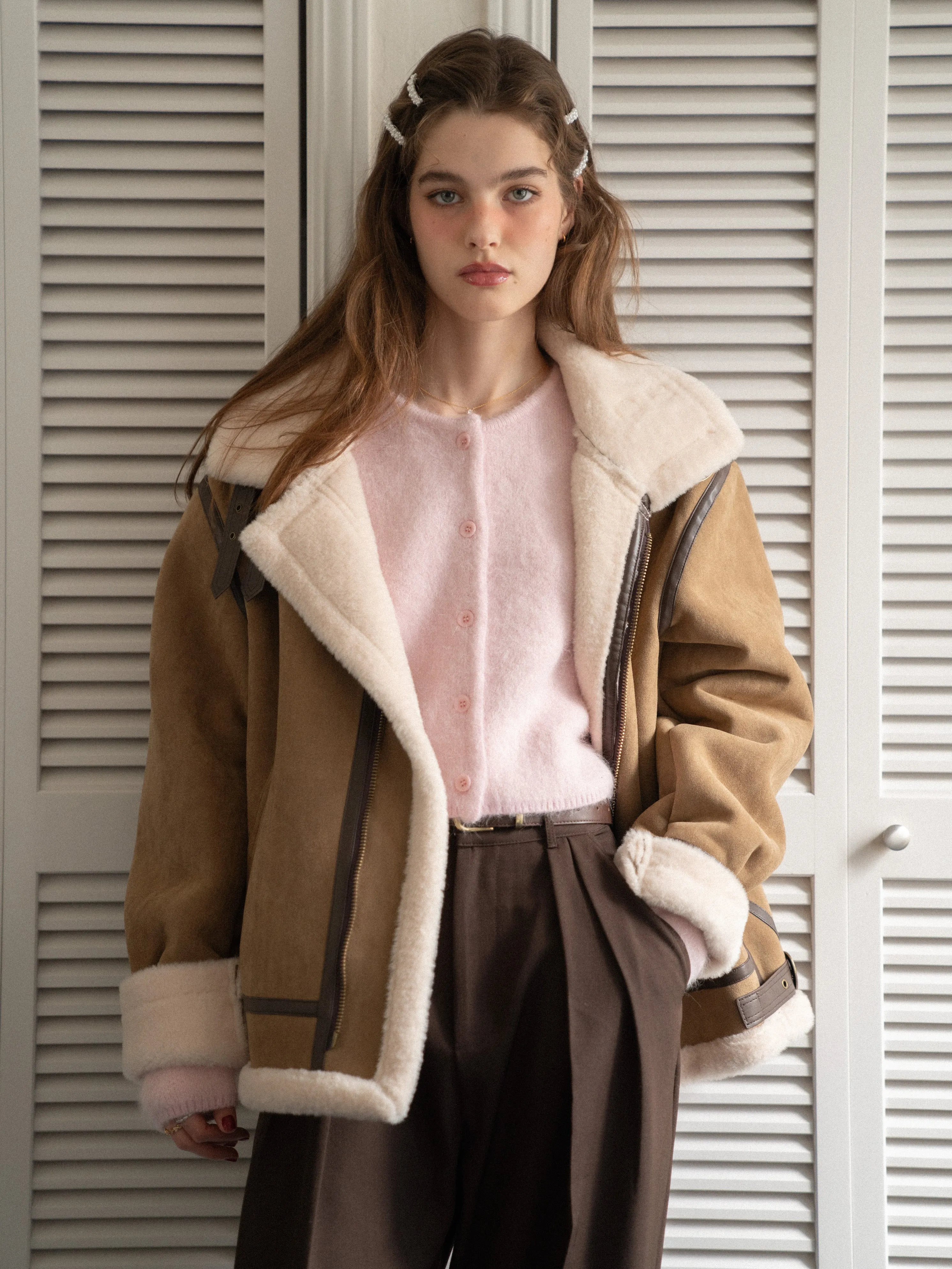 Classic High-waisted Tuck Pants