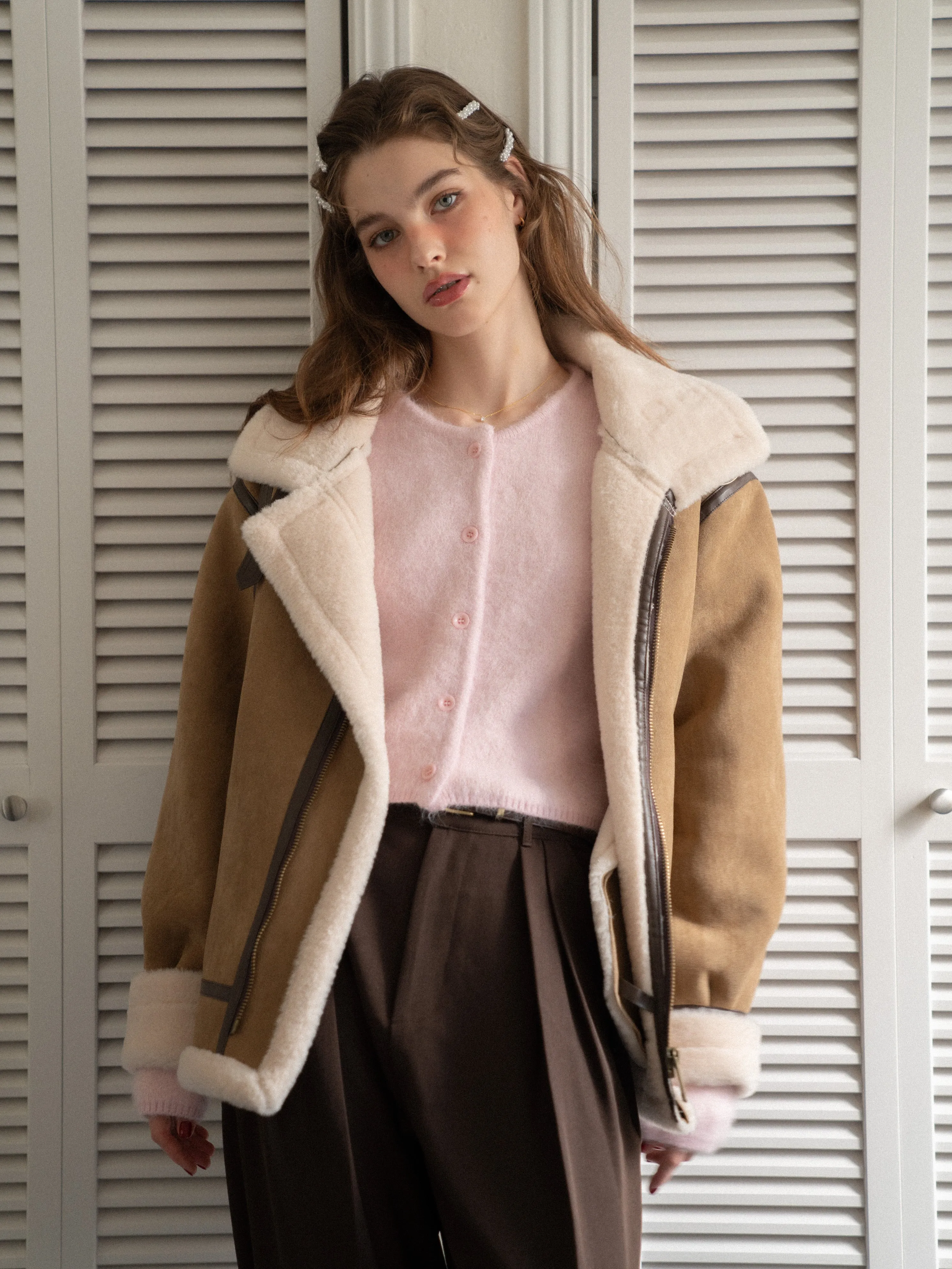 Classic High-waisted Tuck Pants