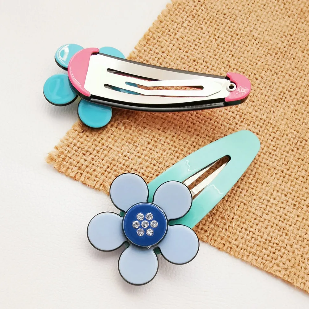 Colourful Flower Hair Clip