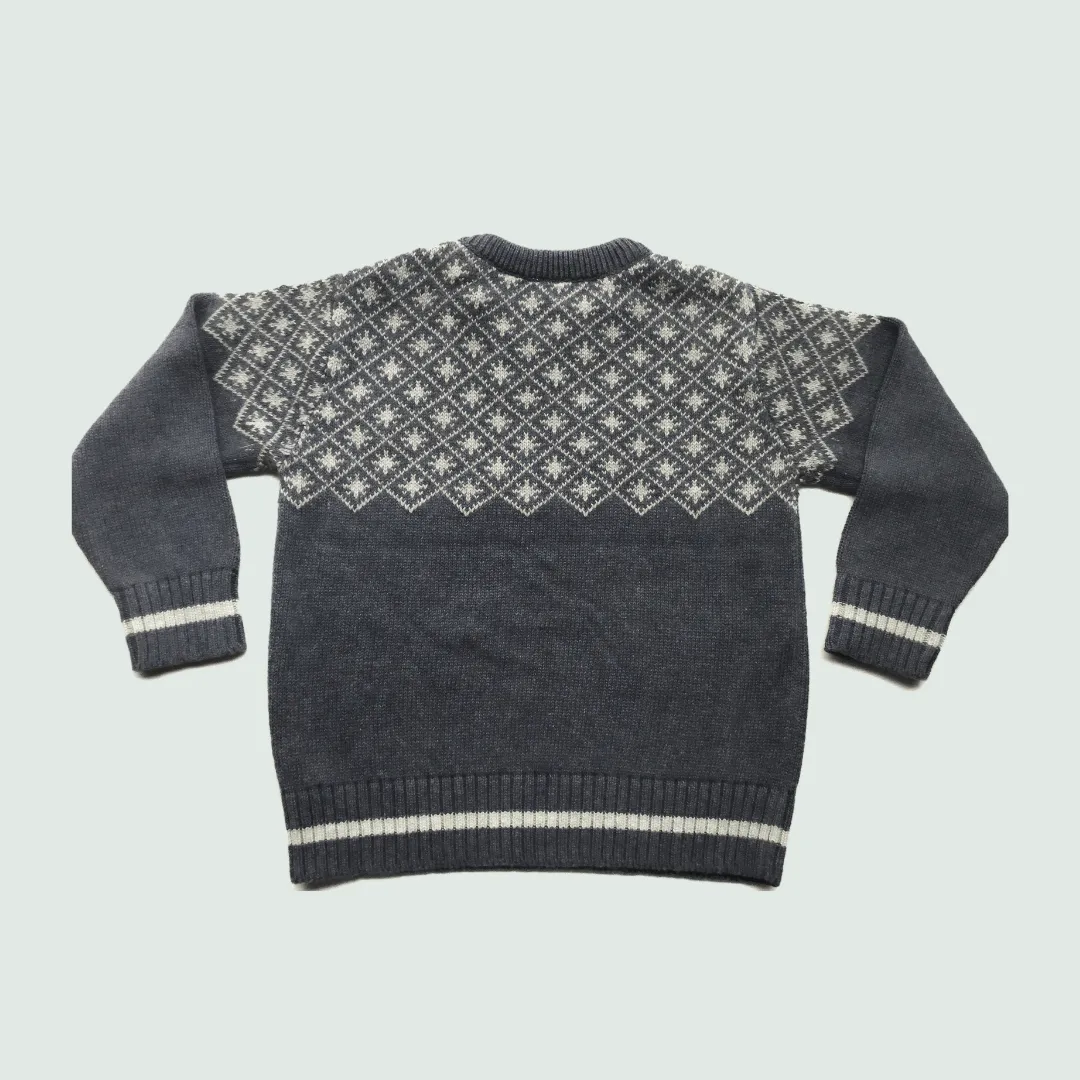 Cotton Wool  Pullover Round Neck - 12-18 mts | For Baby Girls & Boys