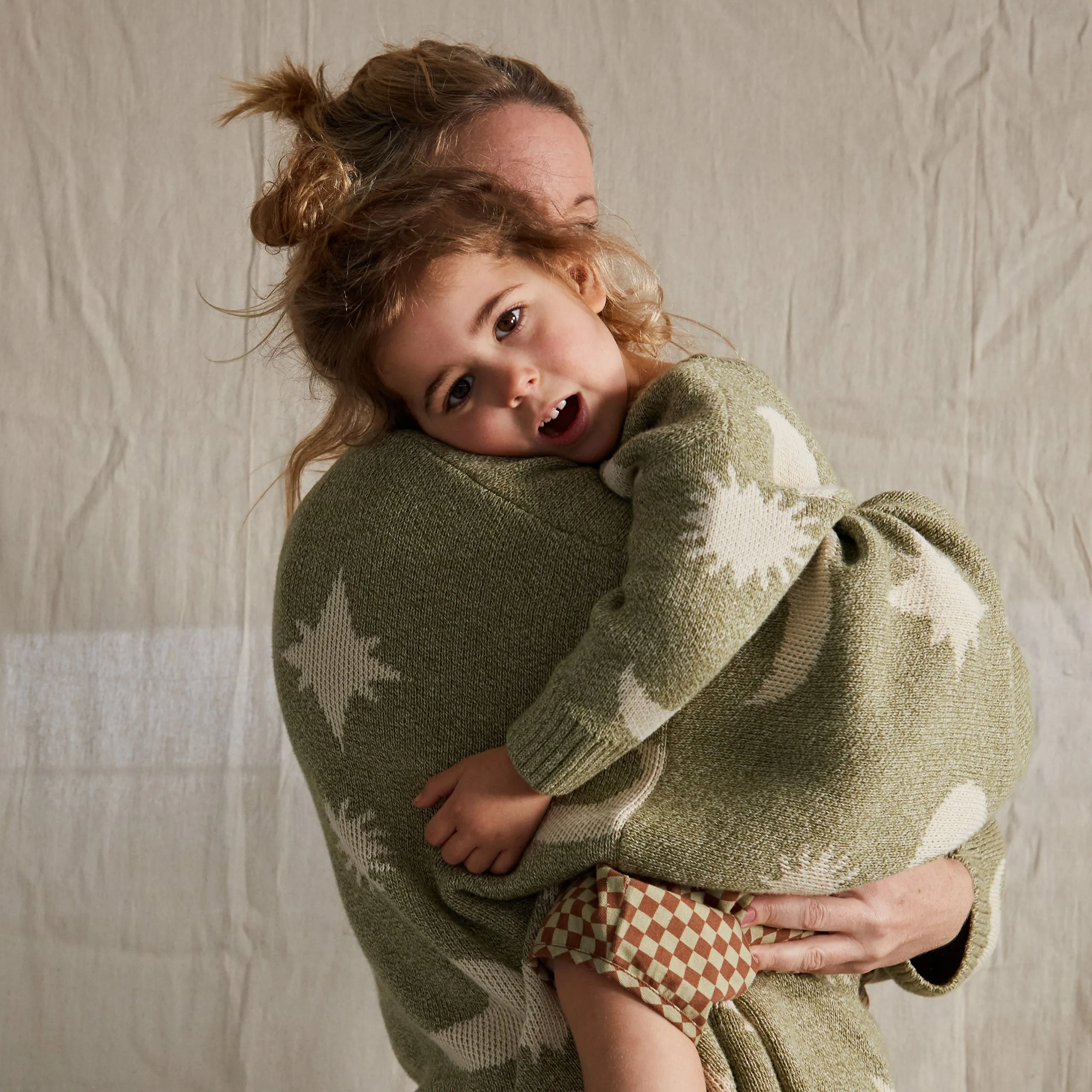 Cozmo Matcha Moon Star Sweater Adult