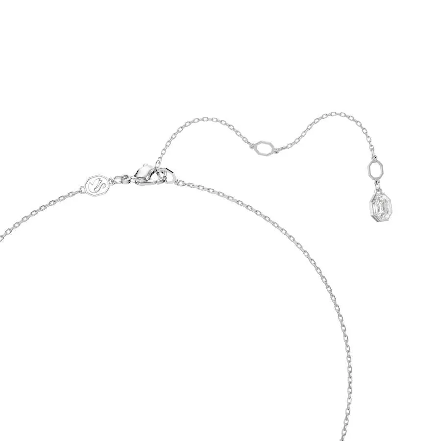 Dextera Rhodium Plated White Pavé Pendant 5692737