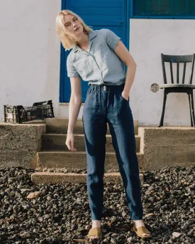 DOOLIN high-waisted linen pants
