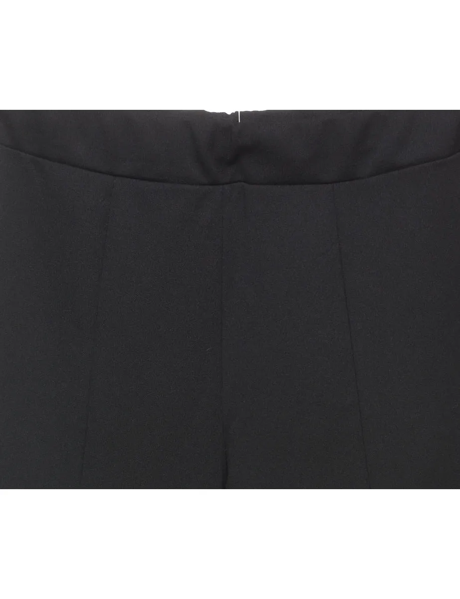 Flared Leg Black Trousers - W32 L33