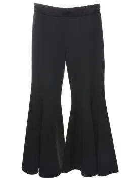 Flared Leg Black Trousers - W32 L33