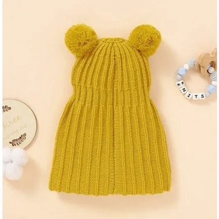 Full Face Pompom Hat