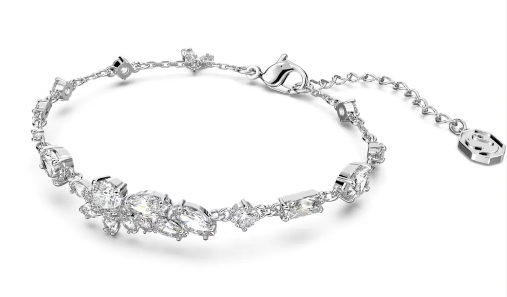 Gema Dangle Flower Bangle