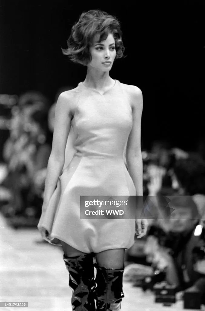 Gianni Versace Fall 1991 Pink With Medusa Buttons Dress