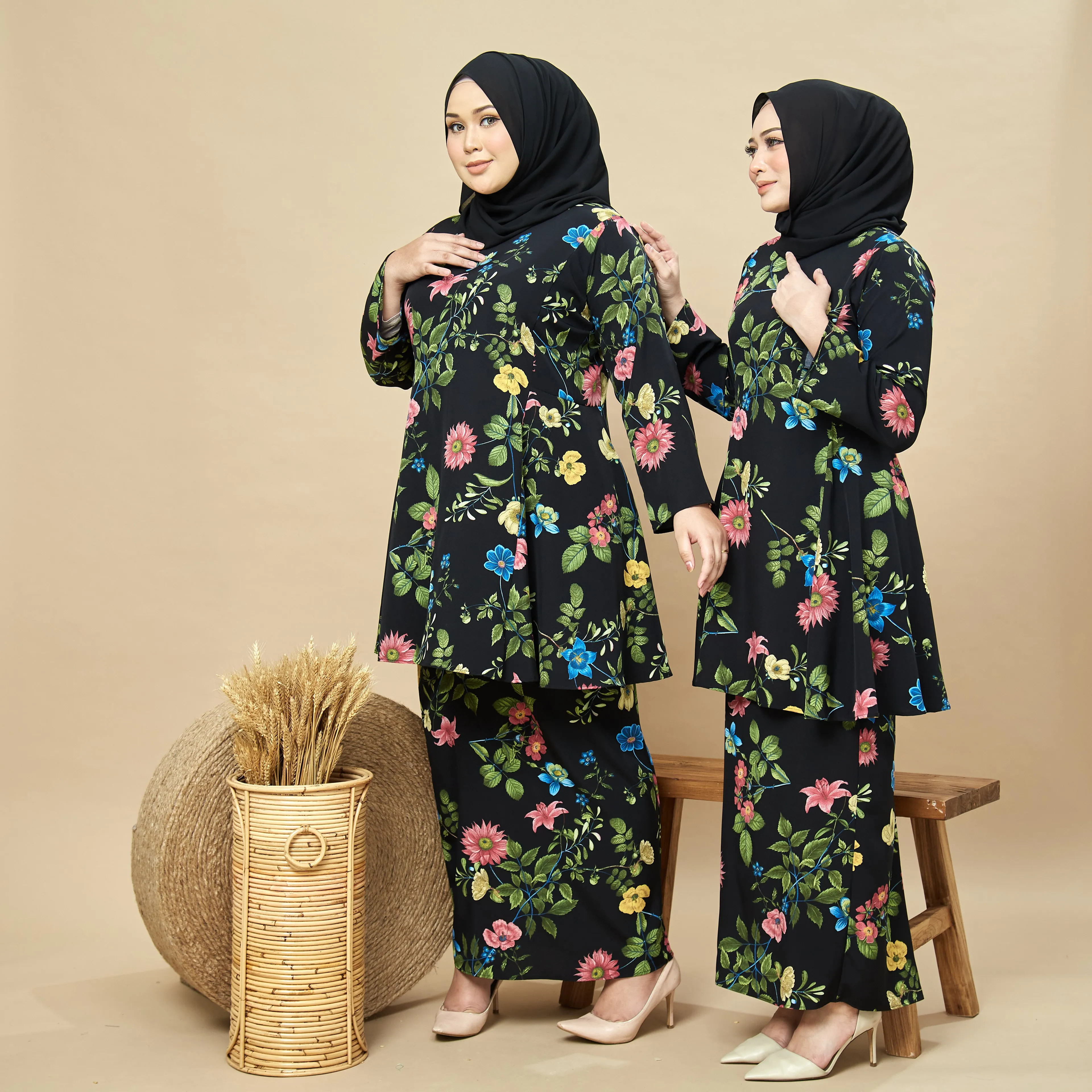 Habib Kurung Set II - Black
