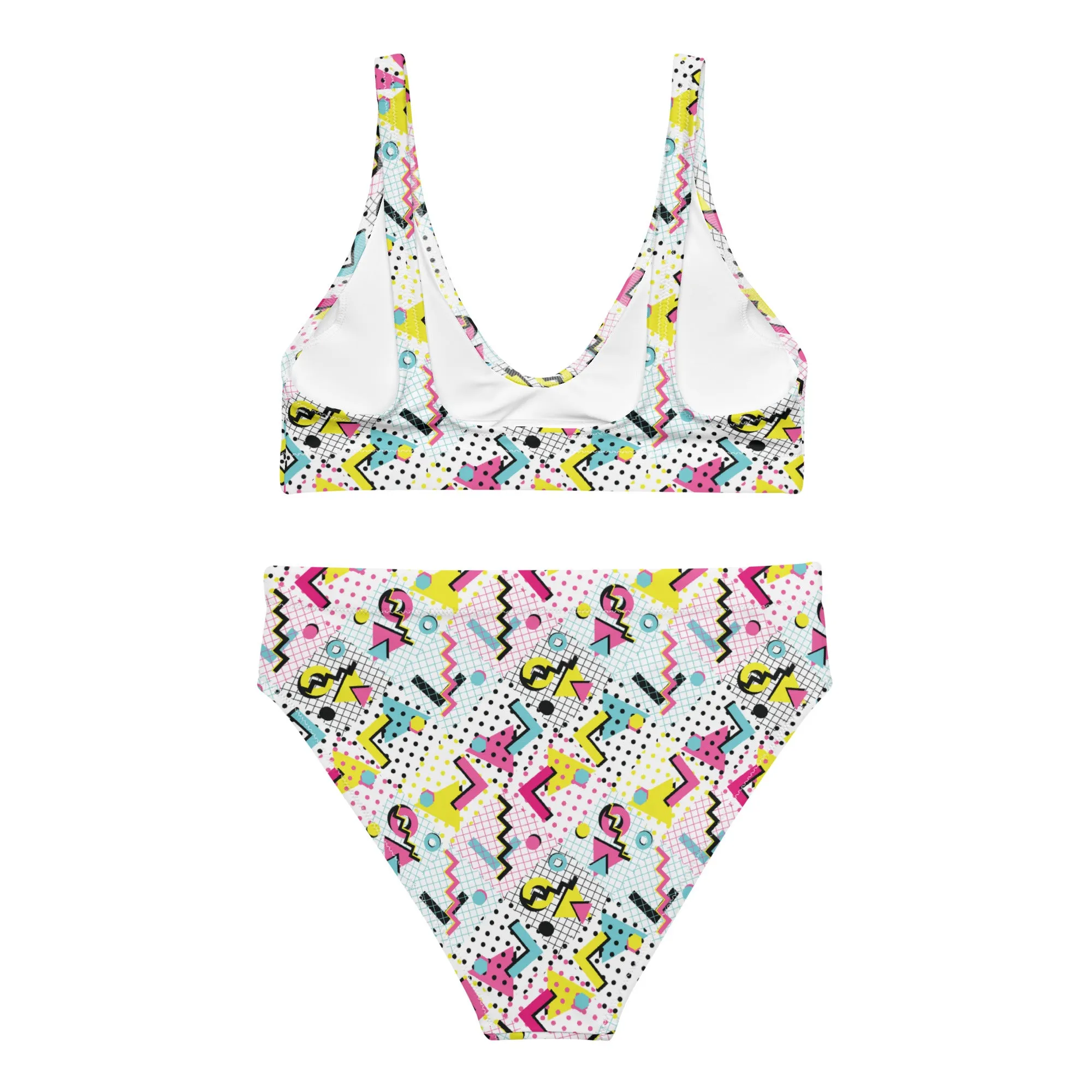 High Waisted Bikini Womens (Glamourange Luxury Bikini High Waisted - 0037 Patterns Model)
