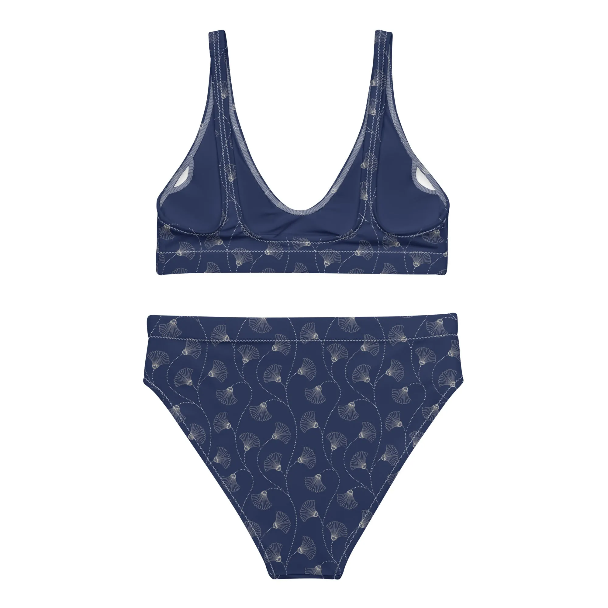 High Waisted Bikini Womens (Glamourange Luxury Bikini High Waisted - 0051 Patterns Model)