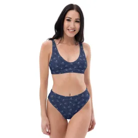 High Waisted Bikini Womens (Glamourange Luxury Bikini High Waisted - 0051 Patterns Model)