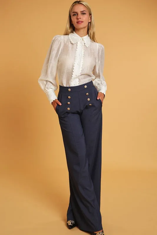HIGH WAISTED DRESSY PANTS