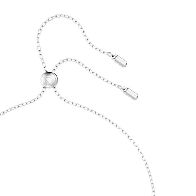 Hollow Interlocking Loop Blue Rhodium Plated Pendant 5663504