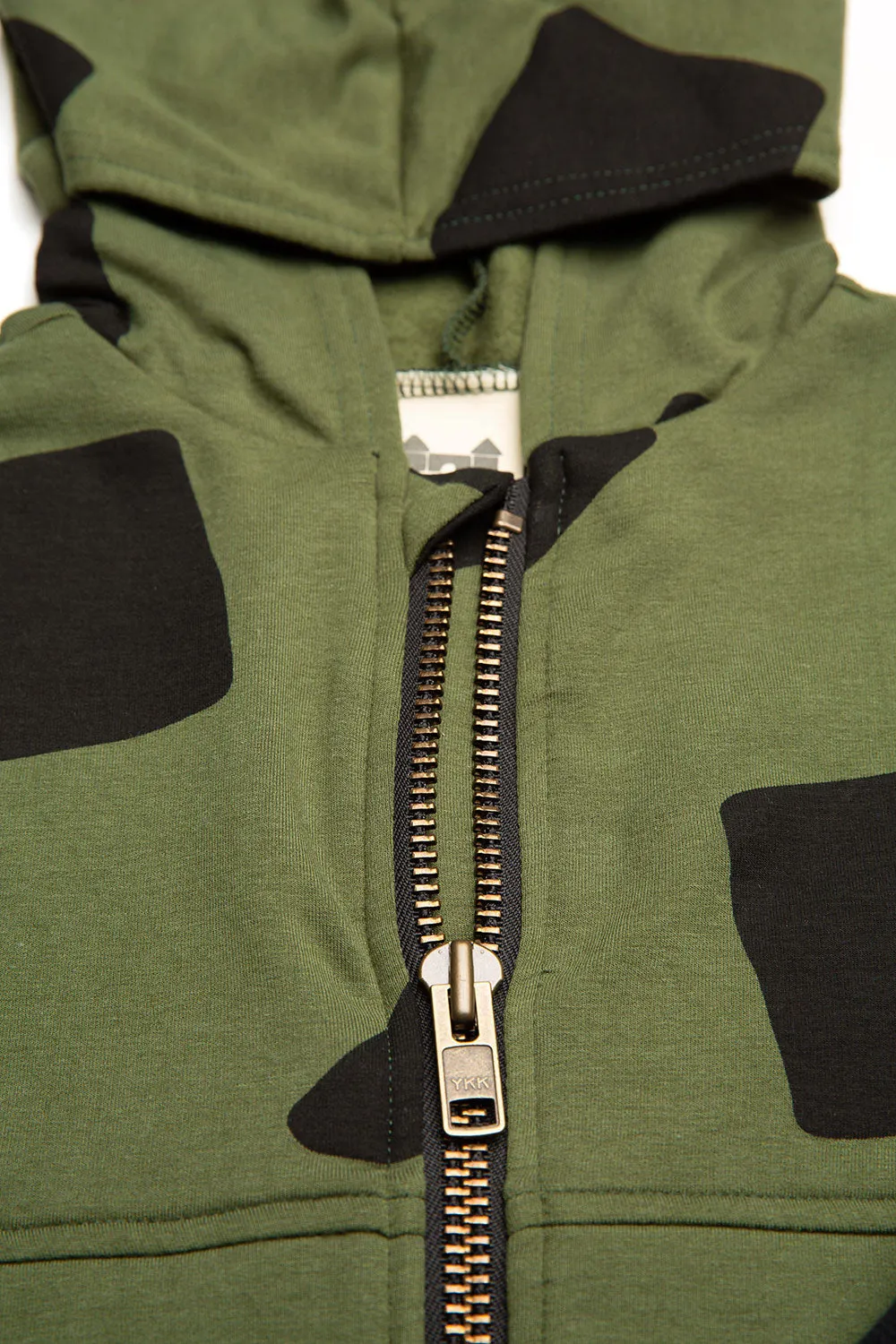 HOODIE - LOGO PRINT - GREEN