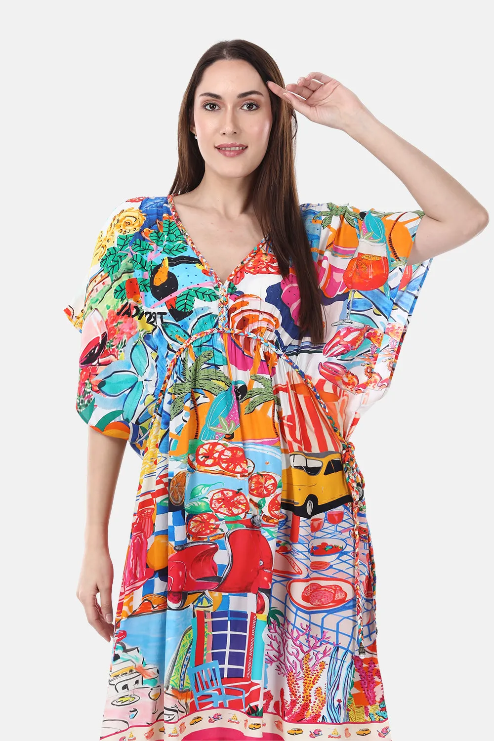 ITALY COTTAGE-SHORT KAFTAN