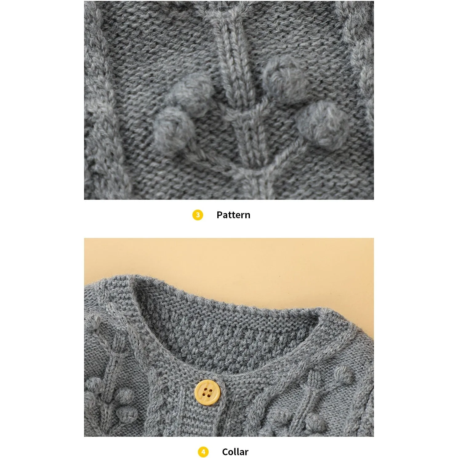 Knitted Sweater Romper Set