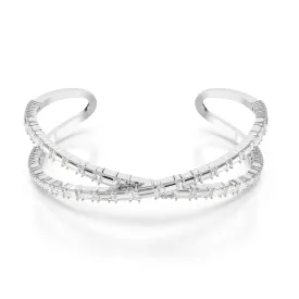 Large White Hyperbola Bracelet by Swarovski