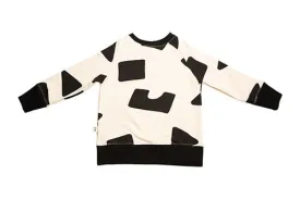 LI'L JOGGER TOP - LOGO PRINT - OATMEAL