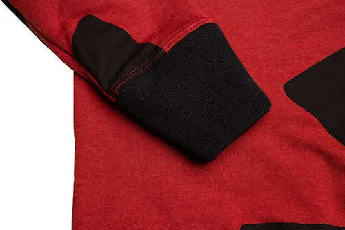 LI'L JOGGER TOP - LOGO PRINT - RED