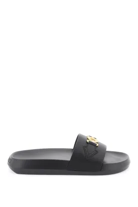 Men's Medusa Biggie Slides in Nero | Size 44 | 1010628DV46G
