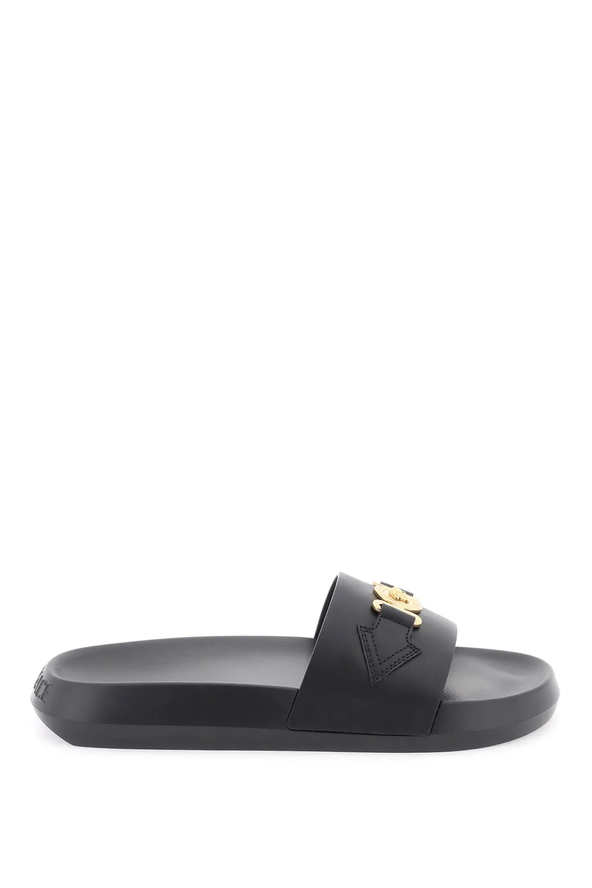 Men's Medusa Biggie Slides in Nero | Size 44 | 1010628DV46G