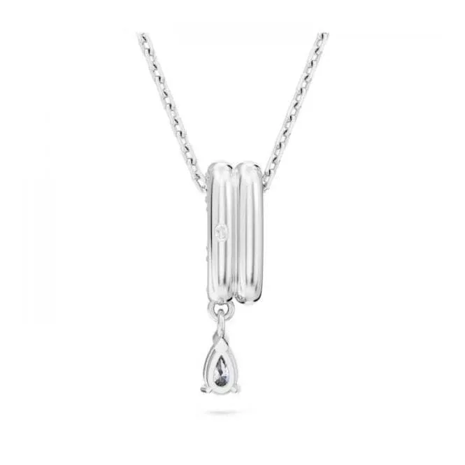 Mixed Cuts White Rhodium Plated Dextera Pendant 5671819
