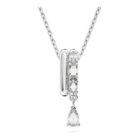 Mixed Cuts White Rhodium Plated Dextera Pendant 5671819