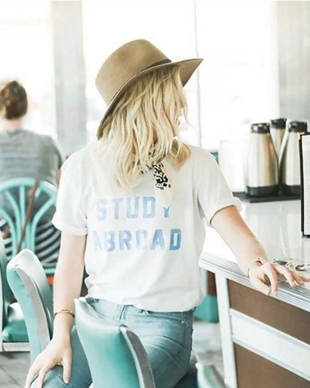 Mother Denim Brand Study Abroad Tee