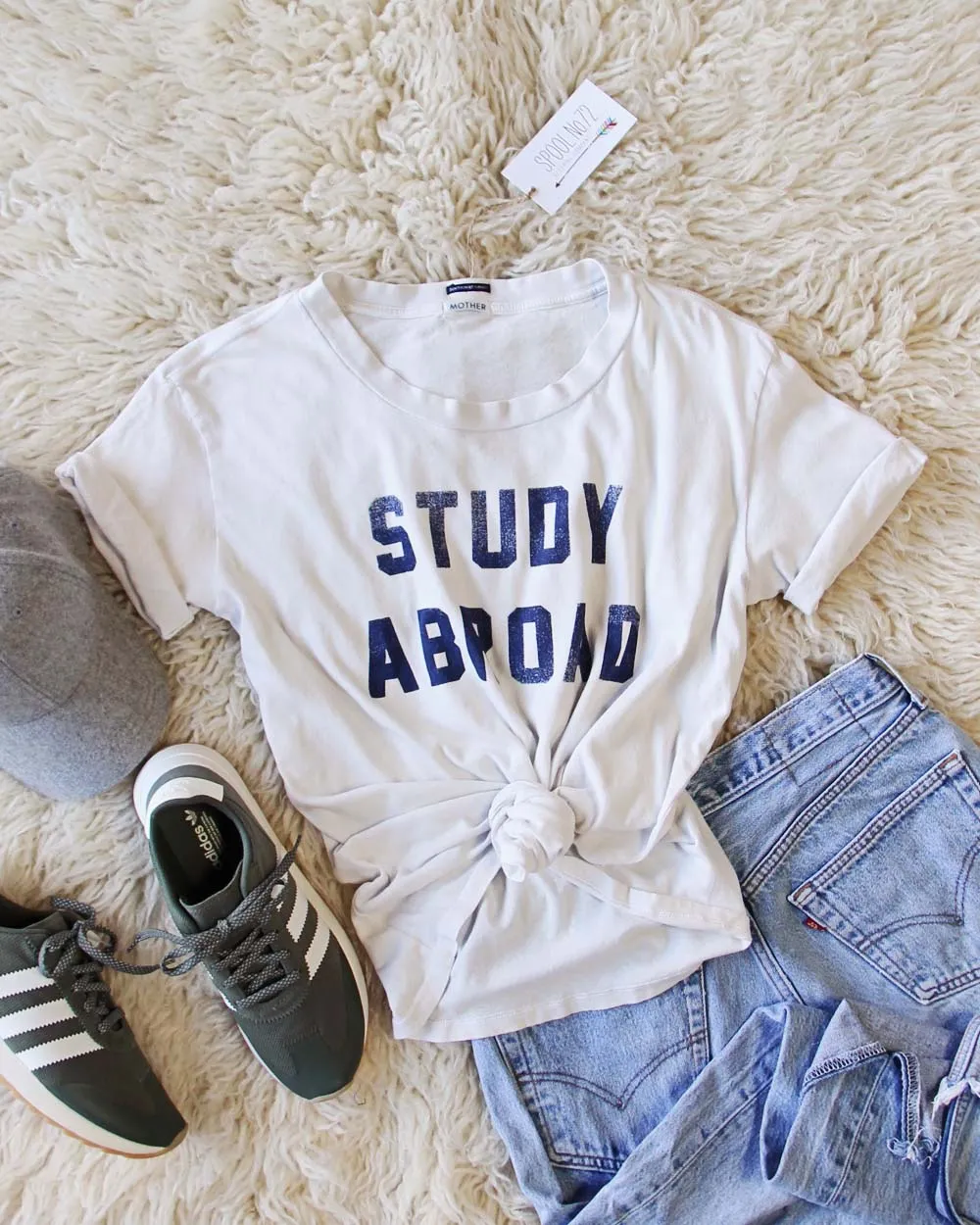 Mother Denim Brand Study Abroad Tee
