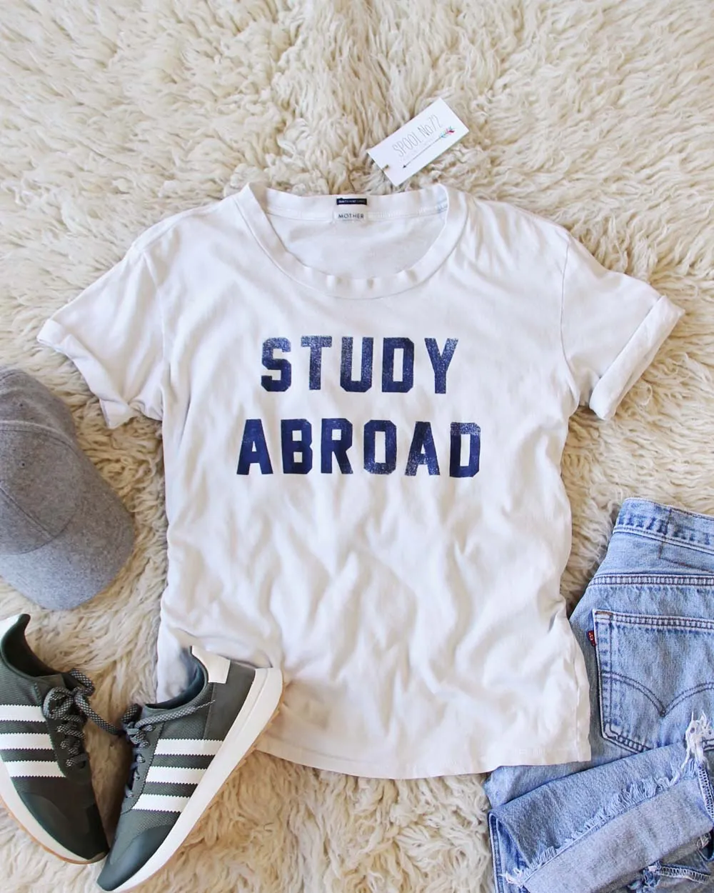 Mother Denim Brand Study Abroad Tee