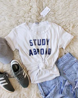 Mother Denim Brand Study Abroad Tee
