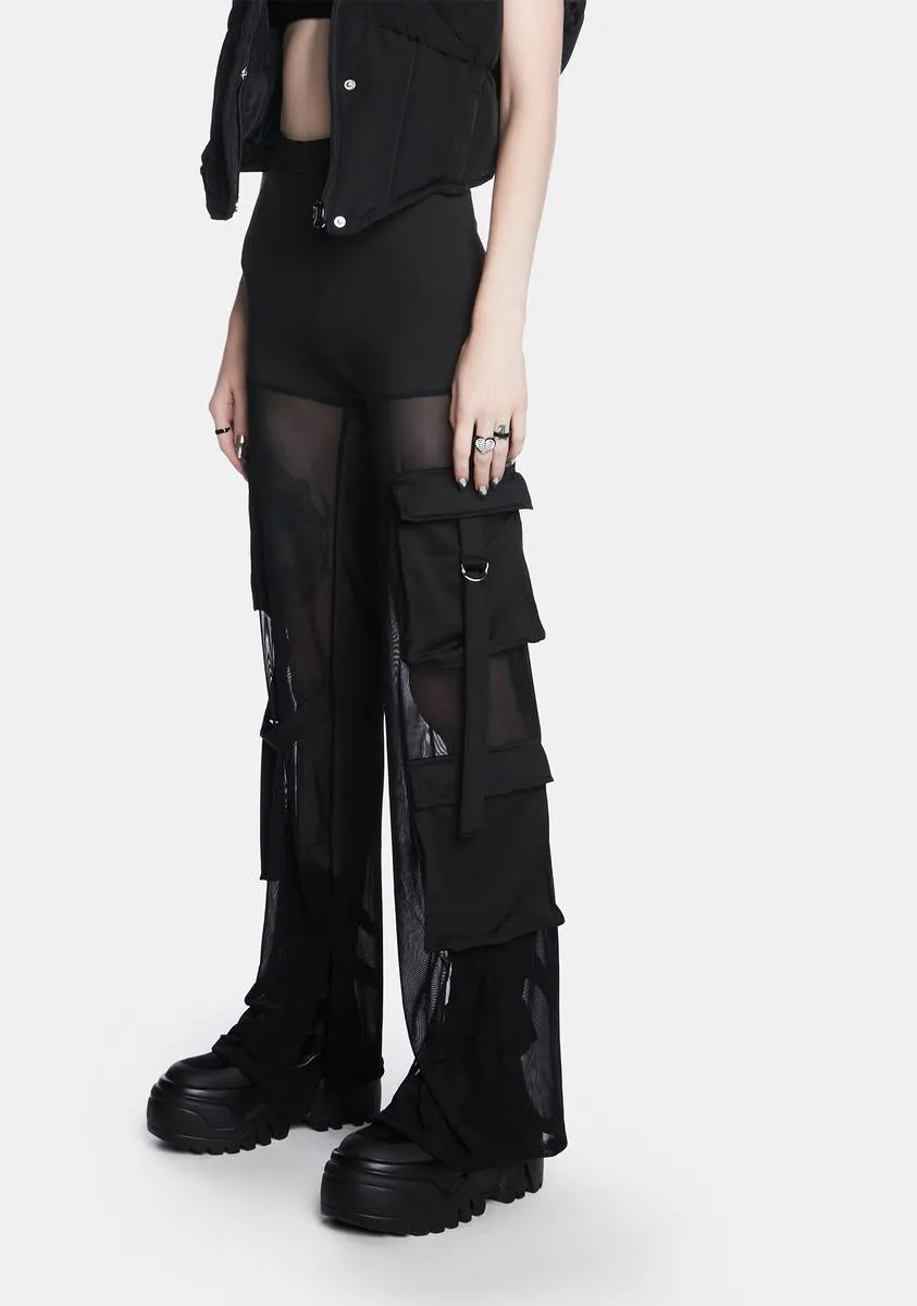 Never The Same Mesh Cargo Pants