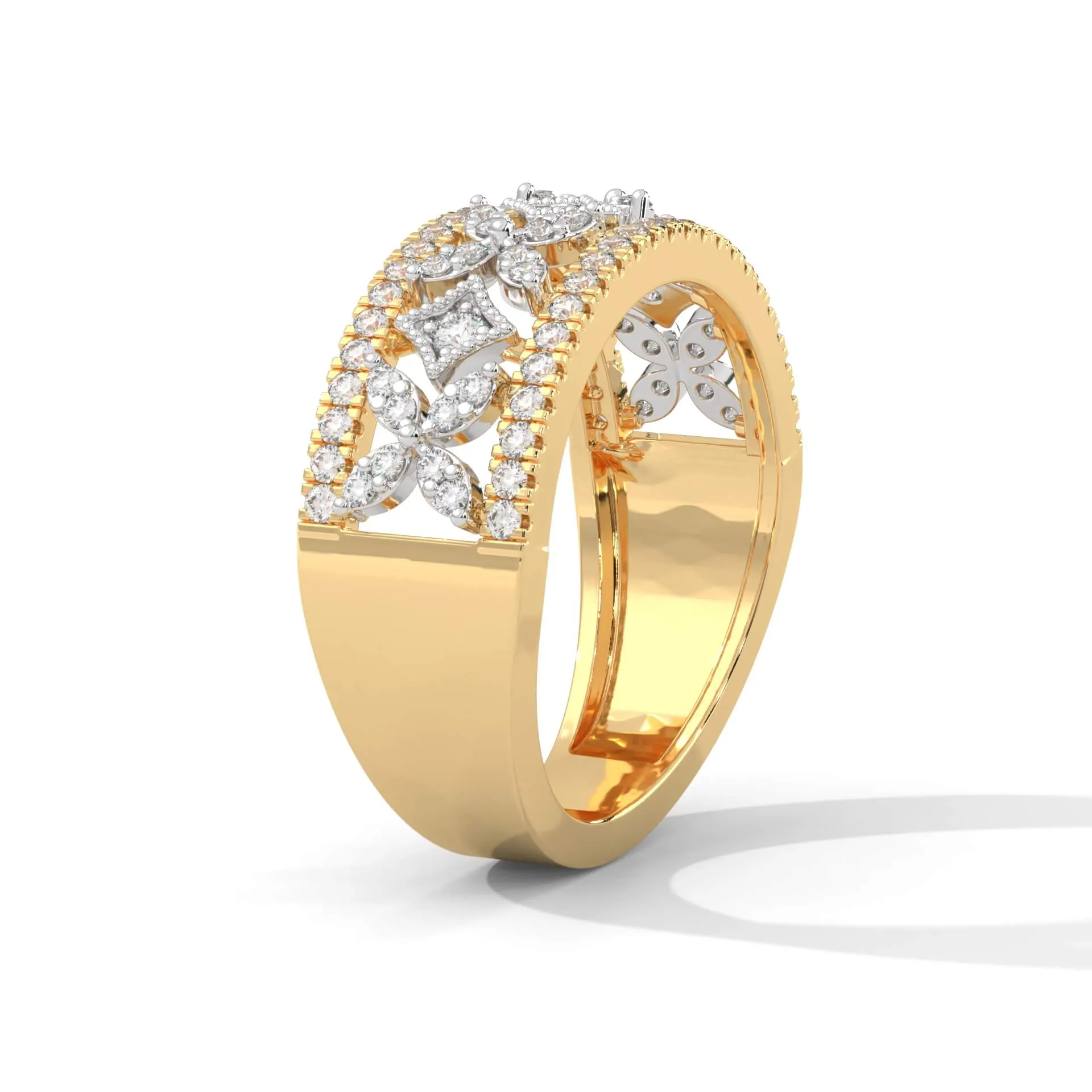Nuray Silver Ring for Women | 22KT Gold Vermeil