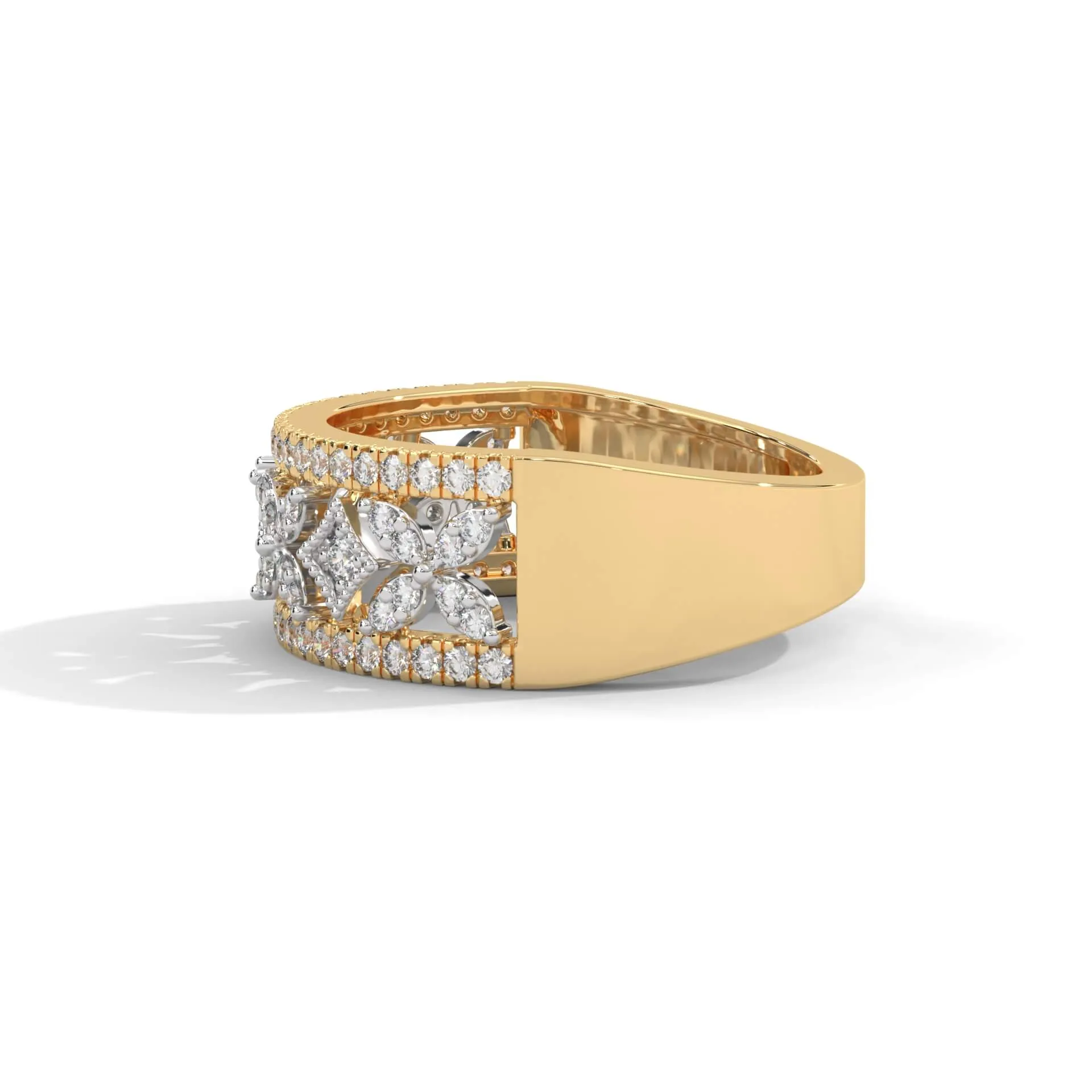 Nuray Silver Ring for Women | 22KT Gold Vermeil