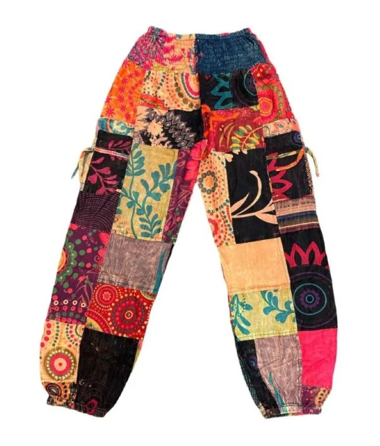Pant - Himalayan Orange Floral